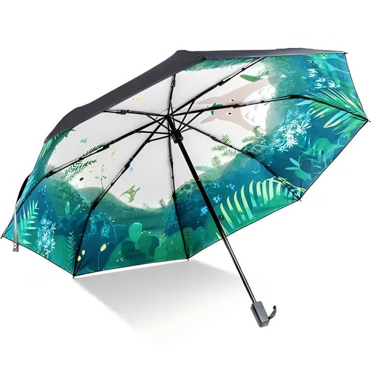 Printed inner canopy — finished umbrella appearance reference