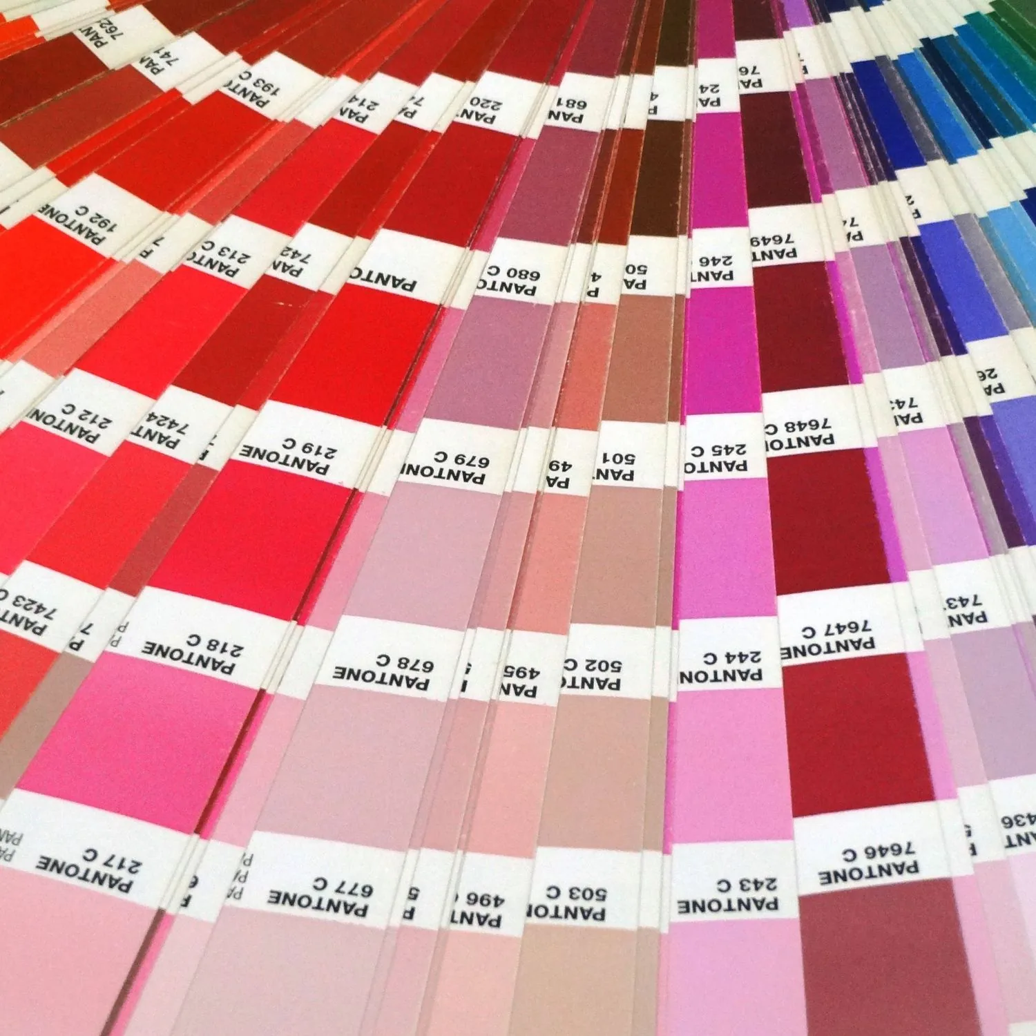 Canopy Colours reference chart